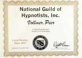 Zertifikat National Guild of Hypnotists