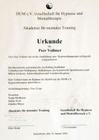 Peer Vollmer Hypnose Gesellschaft Hypnose Mentaltherapie
